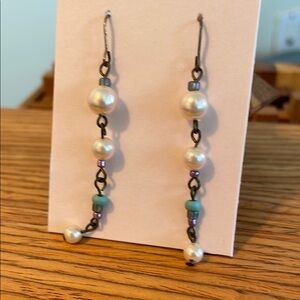 Handmade Pearl Drop Earrings